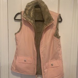Gap Reversible Faux Fur Vest
